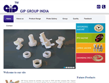 Tablet Screenshot of gipindia.com